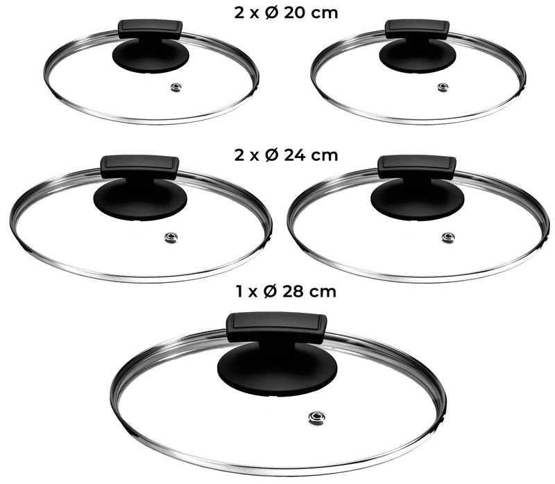 Batteria di Pentole 18 Pezzi in Alluminio Pressofuso Antiaderente Olympia Supreme