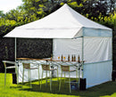 Gazebo Pieghevole da Giardino in Alluminio 3x3m Vorghini Mercato Bianco