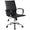 Chaise de bureau exécutive en similicuir noir Tosini Dallas
