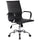 Chaise de bureau exécutive en similicuir noir Tosini Dallas
