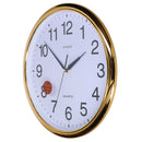 Orologio da Parete Ø35 cm in Plastica Bianco