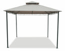 Gazebo da Giardino in Metallo 3x3m Soriani Salinas Tortora