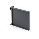 Set di Divisori Casseti Vertex-Concept L600 Grigio Antracite Alluminio e Tecnoplastica Emuca