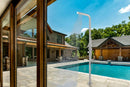 Doccia da Giardino 221x18x56 cm con Doccetta Sined Budoni Inox