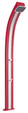 Doccia da Esterno Giardino Miscelatore e Lavapiedi Arkema Spring Fascia Inox Cherry