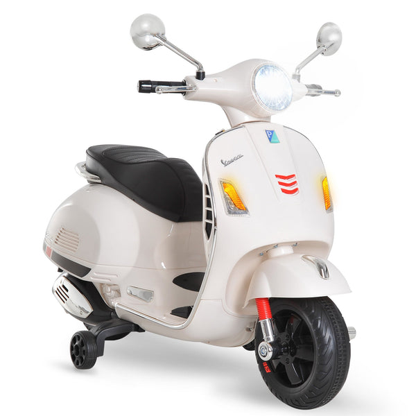 acquista Moto Elettrica per Bambini Piaggio Vespa GTS 6V Bianco