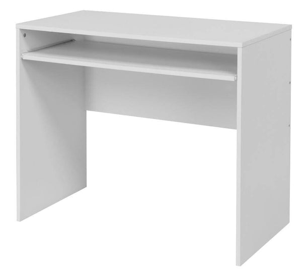 Bureau 90x45x74 avec Plateau Amovible en MDF Blanc acquista