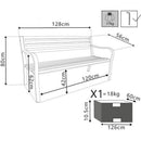 Tavolino Chloe 92x45x45 h cm in Acciaio Antracite