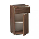 Mobiletto con 1 Anta e 1 Cassetto 45x38x85 h cm in Truciolare bilaminato Noce
