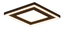 Plafoniera da Interno a LED in Plastica Nero Opaco