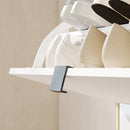 Scarpiera Slim con 4 Cassetti Ribaltabili per 20 Paia di Scarpe 105x24x92,5 cm Design Moderno in MDF Bianco  