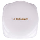 Barattolo Sale Grosso 9,5x9,5x14,5 cm in New Bone China VdE Tivoli 1996 Le Travisate Bianco