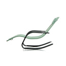 Sedia Sdraio a Dondolo da Giardino Rocking Sky 147,5x62x89 cm in Textilene Verde      