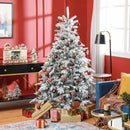 Albero di Natale Artificiale Innevato 180 cm 1321 Rami Verde 