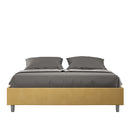 Letto Matrimoniale Azelia Ocra Varie Misure