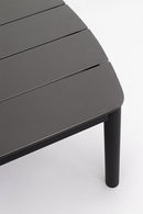 Tavolino da Esterno 115x68,5x35h cm in Alluminio Fenix Antracite  