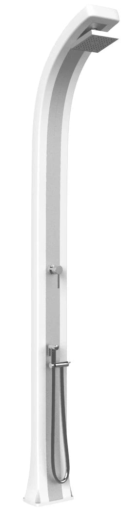 sconto Mitigeur de douche de jardin et douchette Arkema Spring Plus Bande Inox Blanc