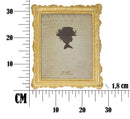 Cornice Linear Glam 27x1,8x32,3 cm in Poliresina e Vetro Oro