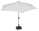 Ombrellone da Giardino Ø3 m Palo Ø38 mm in Alluminio Taddei Parigi Bianco