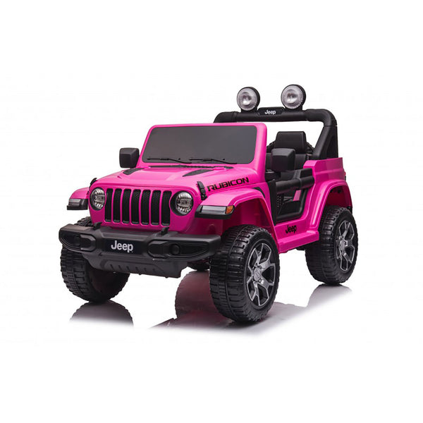 Macchina Elettrica per Bambini Fuoristrada Jeep Wrangler Rubicon 12V con Telecomando Rosa prezzo