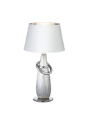 Lampada tavolo da Interno  E14 in Ceramica Argento