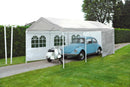 Gazebo da Giardino in Ferro 3X6m Vorghini Parking Bianco