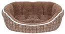 Cuccia per Cani e Gatti 59x53x18 cm in Poliestere Scotland Marrone