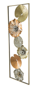 Pannello Leaf 31,5x3x90 cm in Ferro