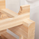 Cantinetta Portabottiglia 4 Ripiani per 48 Bottiglie di Vino 114x28x56,5 cm in Legno di Pino  