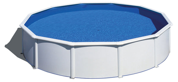 online Piscine Hors Sol Ronde Ø550xh120 cm en Acier et PVC Gre Fidji