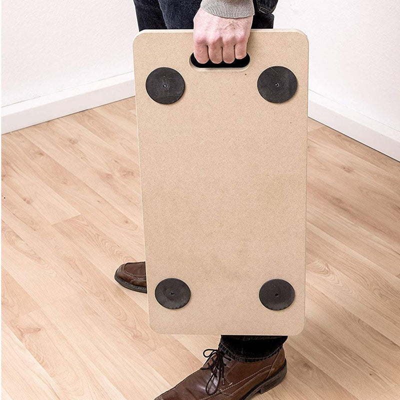 Carrello Pedana con Ruote Sposta Carichi Mobili in Legno Carico Max 150kg Kinzo 