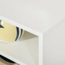Mobile TV 117x39x57 cm in Truciolare Bianco e Rovere