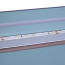 Specchio da Bagno con Illuminazione a LED e Interruttore Touch in Vetro e Alluminio 50x3x70 cm 