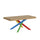 Table extensible 120/224x90x77 cm Volantis Premium Chêne Naturel