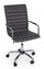 Chaise de bureau en similicuir gris foncé Perth