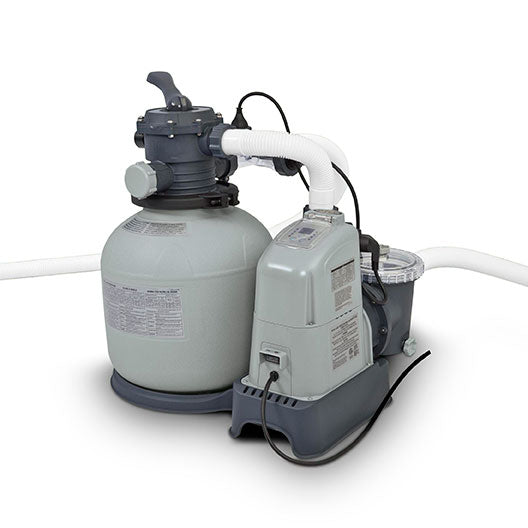 Pompe à sable pour piscines avec pompe à eau salée 6000 L/h Moteur 0,5CV 220V Intex sconto