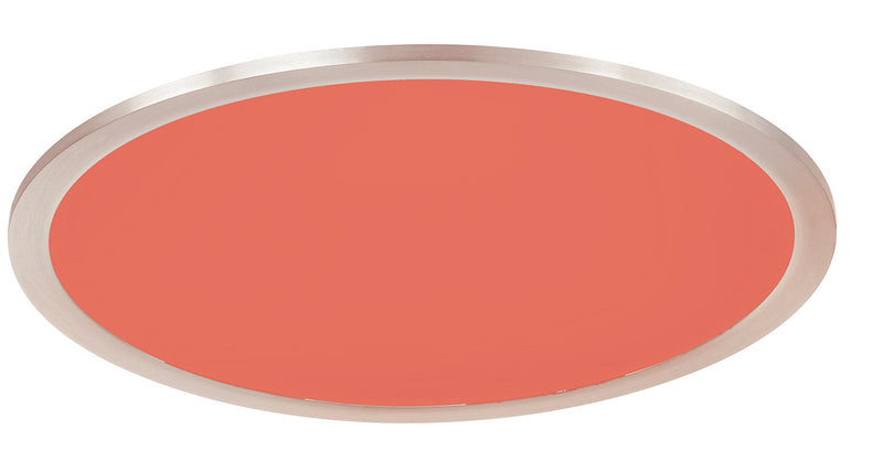 Plafoniera da Interno a LED in Metallo Nichel Opaco