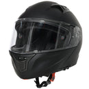 Casco Integrale per Scooter Visiera Lunga Nero Varie Misure