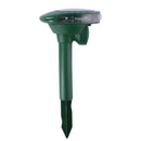 Repellente Elettrico ad Ultrasuoni con Pannello Solare per talpe e animali Verde