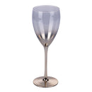 Set 6 Calici Très Chic in Vetro VdE Tivoli 1996 Gold Silver Champagne