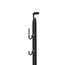 Supporto per Bici con Ganci Regolabili Compatibile con Biciclette 24"-29" e 700c in Metallo Nero      
