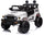 Voiture jouet électrique pour enfants 12V Toyota Cruiser blanc