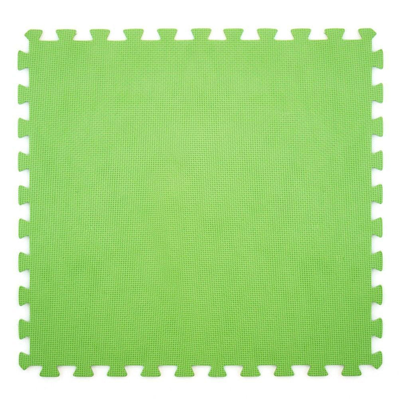 Tappeto Sottopiscina Morbido 6 Pezzi 60x60 cm Verde