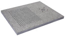 Base Rettangolare per Doccia da Esterno 70x80x4 cm in Granito Belfer 42/BSD