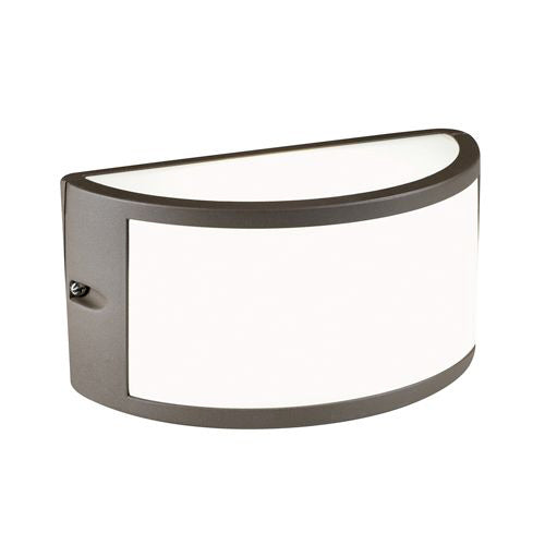 prezzo Applique murale d'extérieur à DEL Sovil Petit Brown 10 W en demi-lune