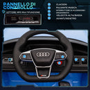 Macchina Elettrica per Bambini Licenza Audi RS con Telecomando Blu e Nero