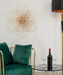 Pannello Flower Stick 45x7,5x42 cm in Ferro Oro