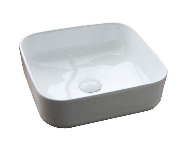 sconto Lavabo à poser 38,5x38,5x13,5 cm en céramique TFT Helsinki 2 Blanc