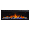 Camino Elettrico da Incasso 56,1x121,7x30,5 cm Effetto Fiamma 1500W Salvador 45 Nero