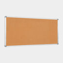 Lavagna con Fondo in Sughero 200x100 cm in Alluminio Silver Seconda Scelta